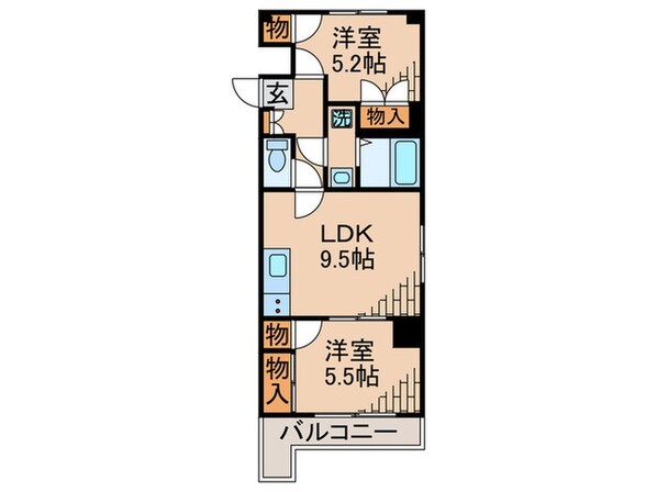 セザール金町(506)の物件間取画像